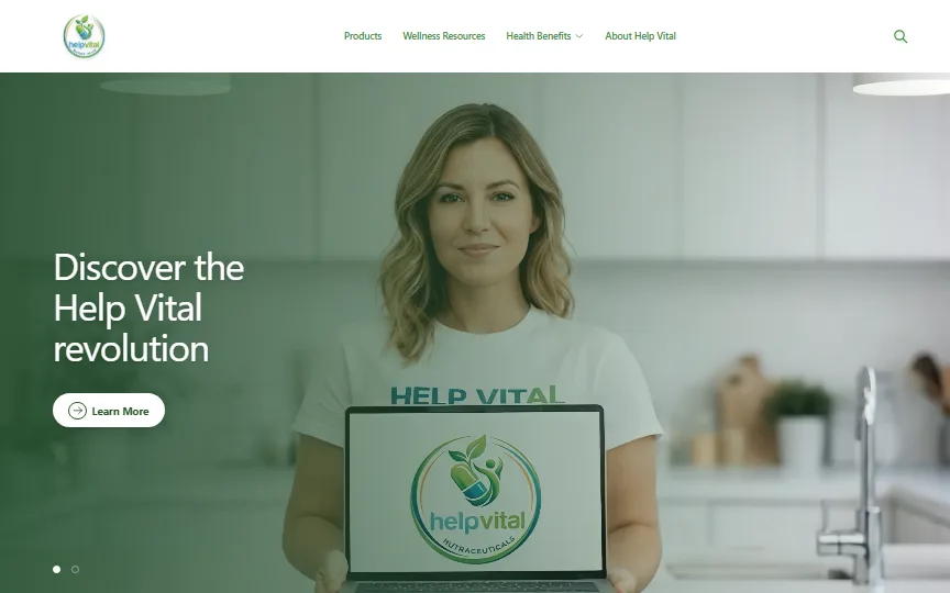 Help Vital website preview