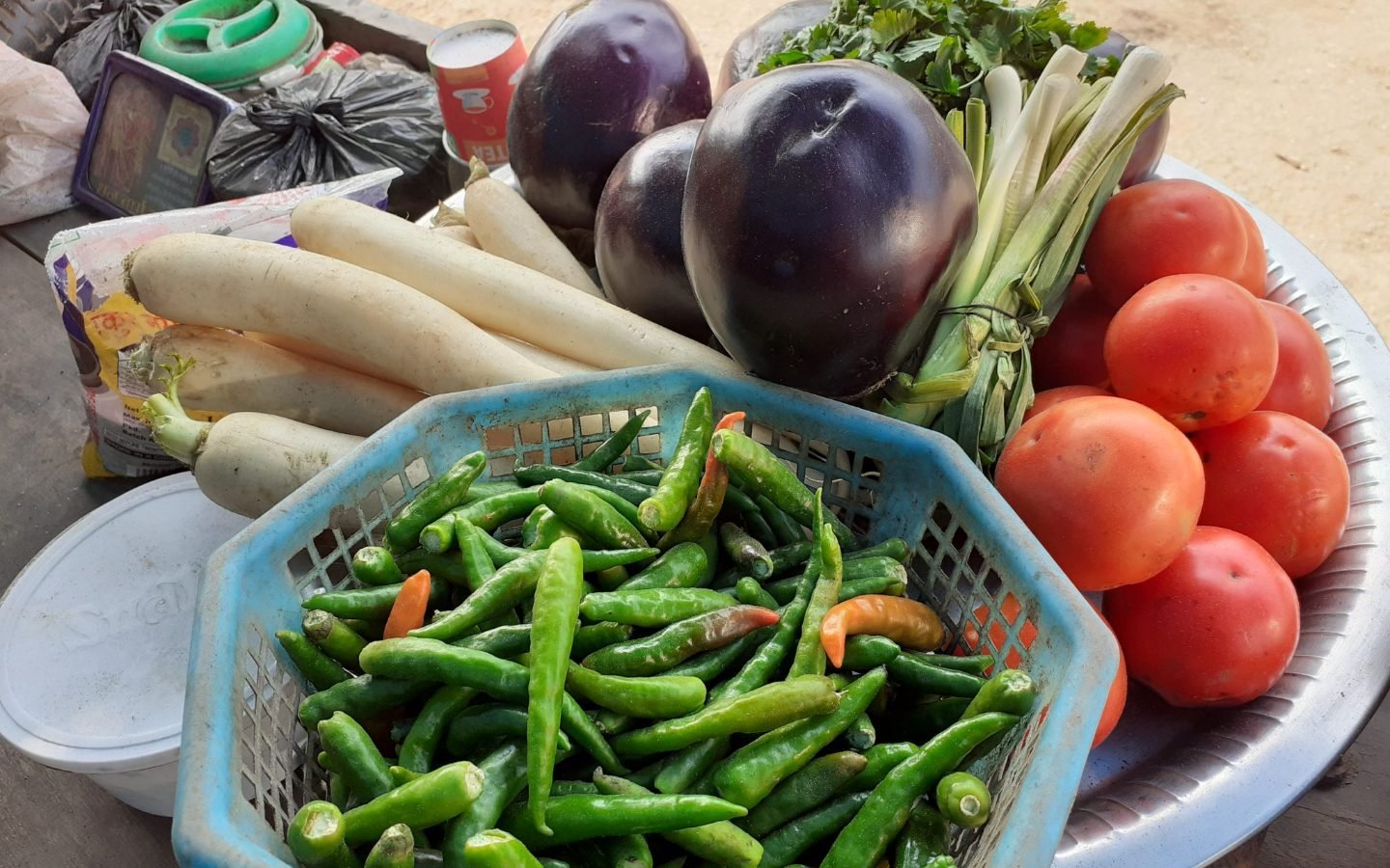 Fresh vegetables